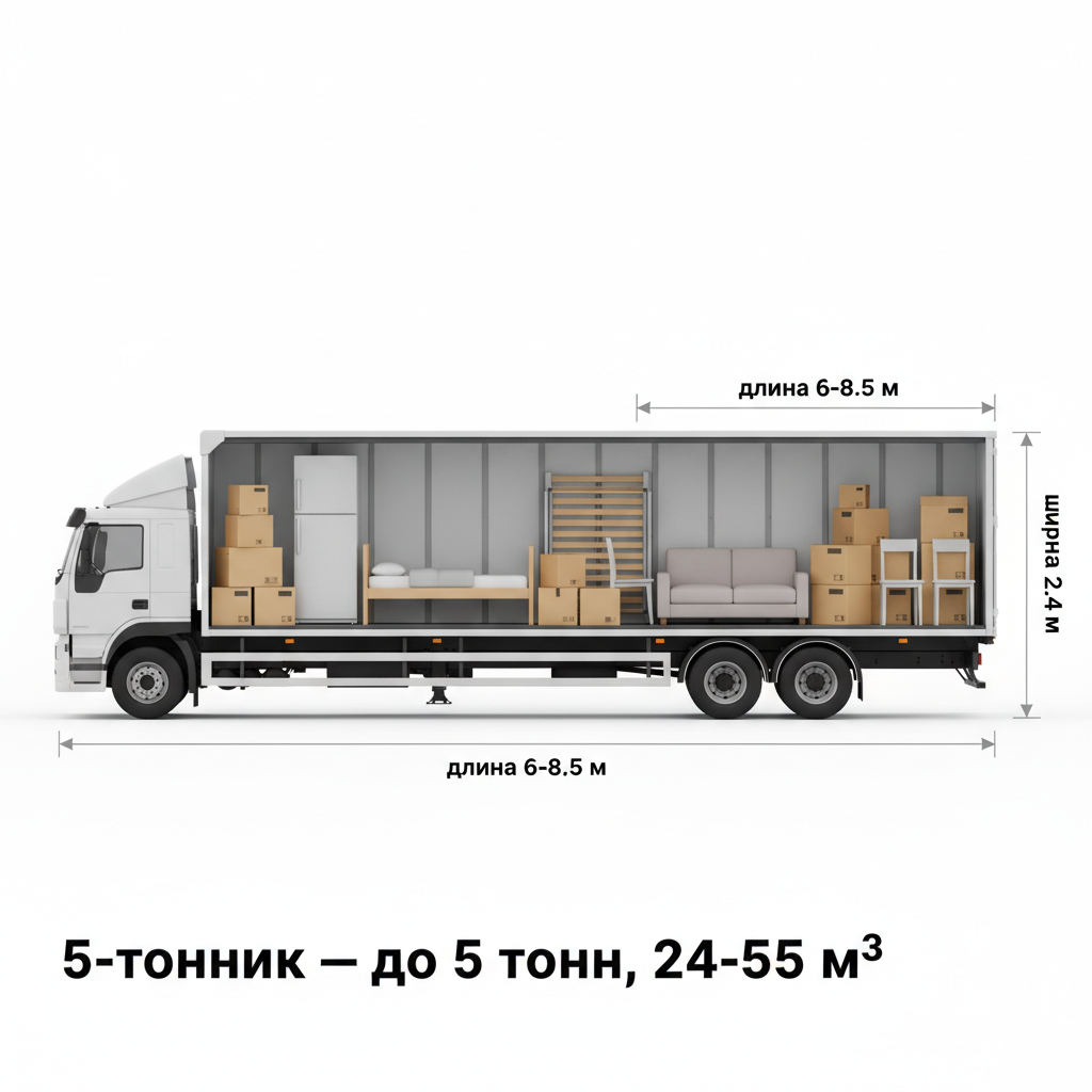 5-тонник удл. — до 5 т, 24-55 м³